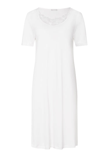 Kalea Floral Tulle Cotton Nightgown | Off White 74785-102